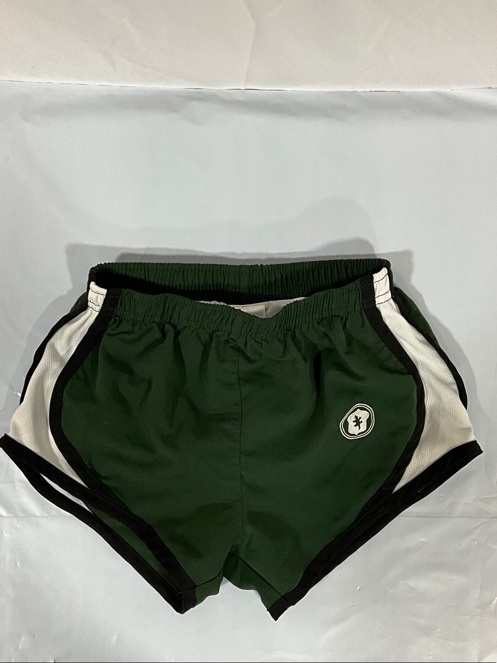 Green Girls Athletic Shorts with Side Panels By Boxercraft Size S (6-8)